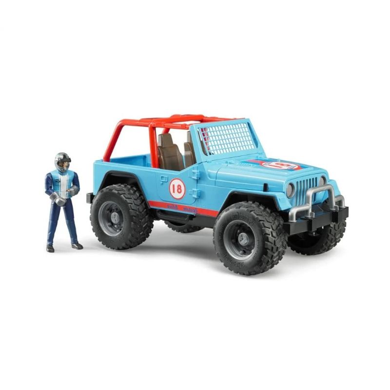 BRUDER - BRUDER 02541 JEEP CROSS COUNTRY RACER BLAU