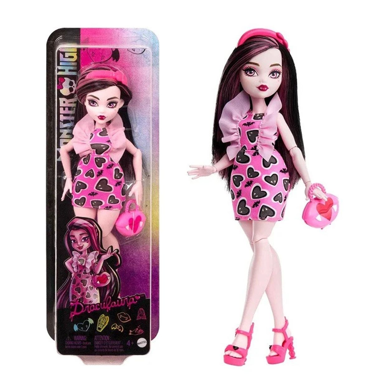 MATTEL - MATTEL HKY74 MONSTER HIGH DRACULAURA ARTICULADA