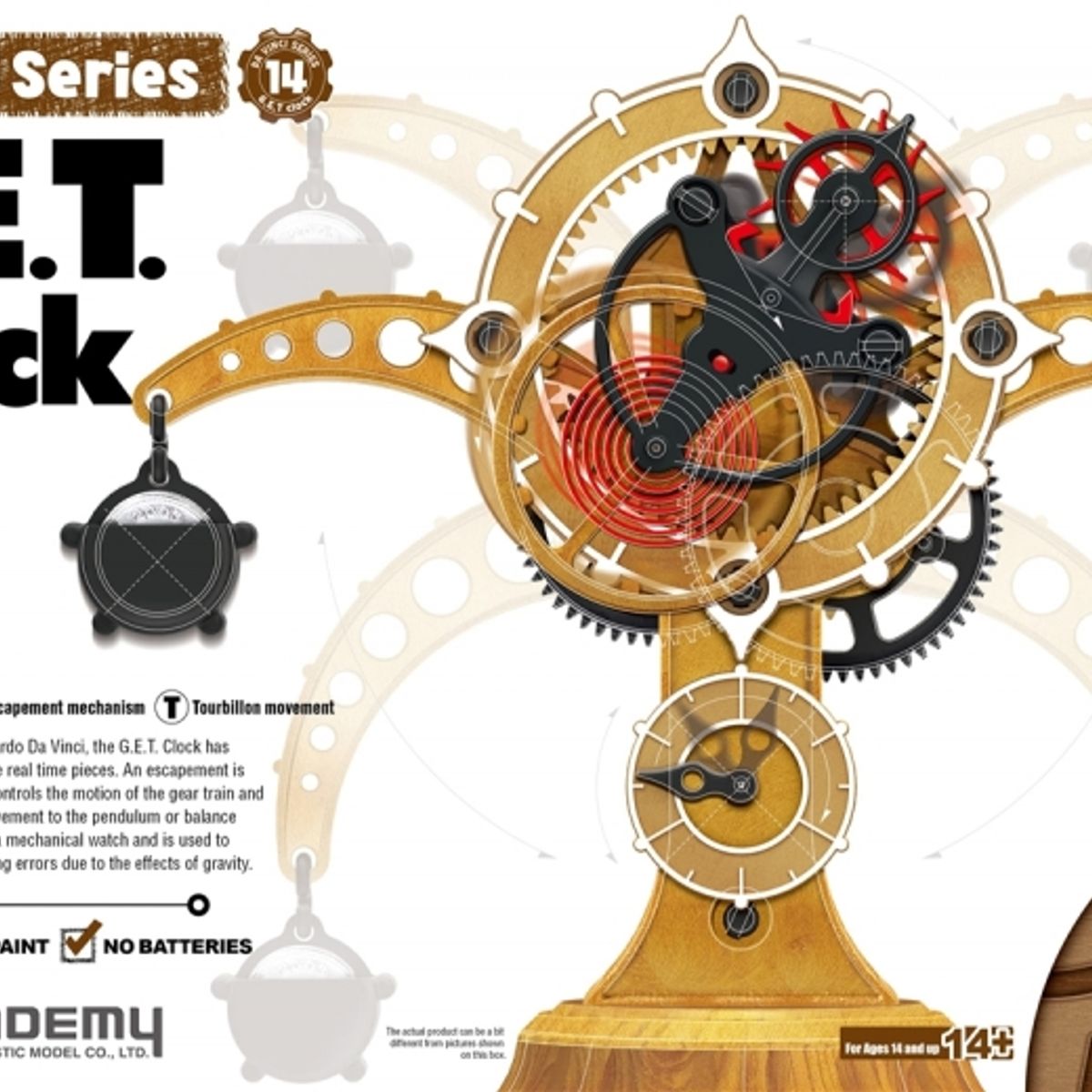 ACADEMY - ACADEMY 18185 DA VINCI G E T CLOCK