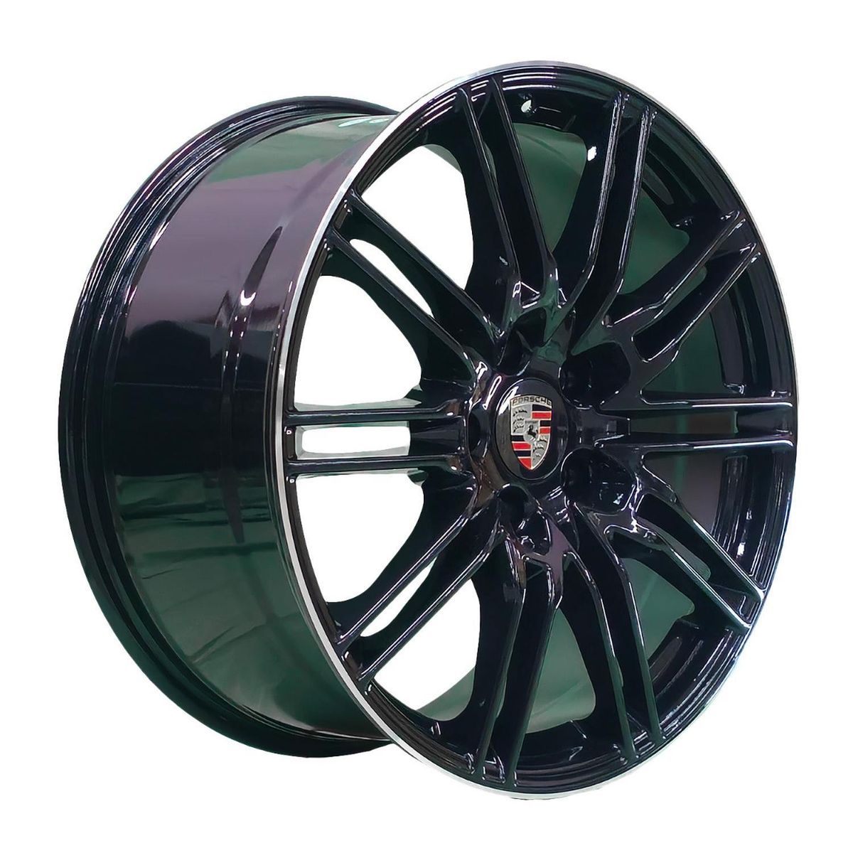 PORSCHE - Set 4 Llantas 20x9.5 5X130 Et48 PORSCHE0018 B-LM