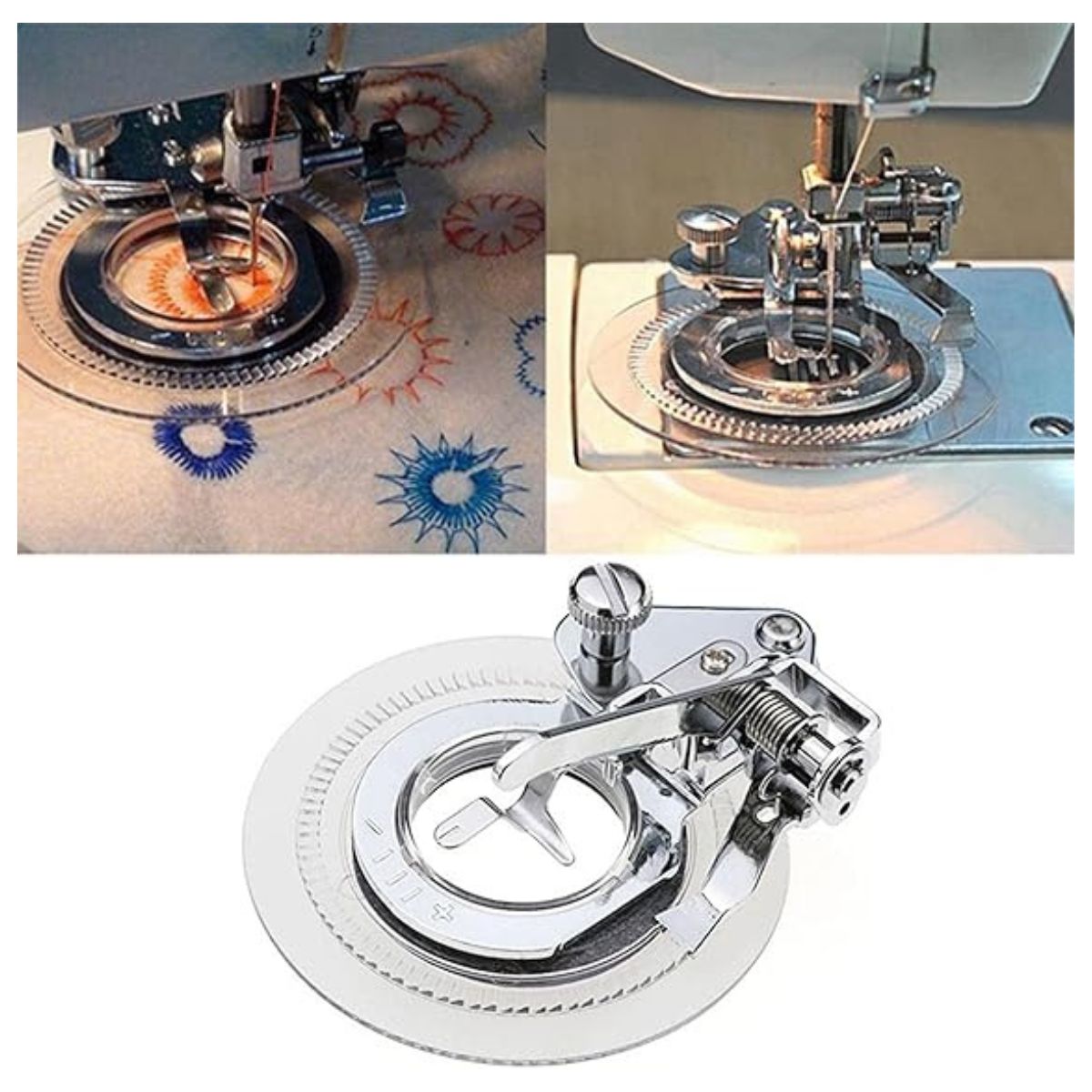 TOYOTA - Pie Prensatela flores circulares