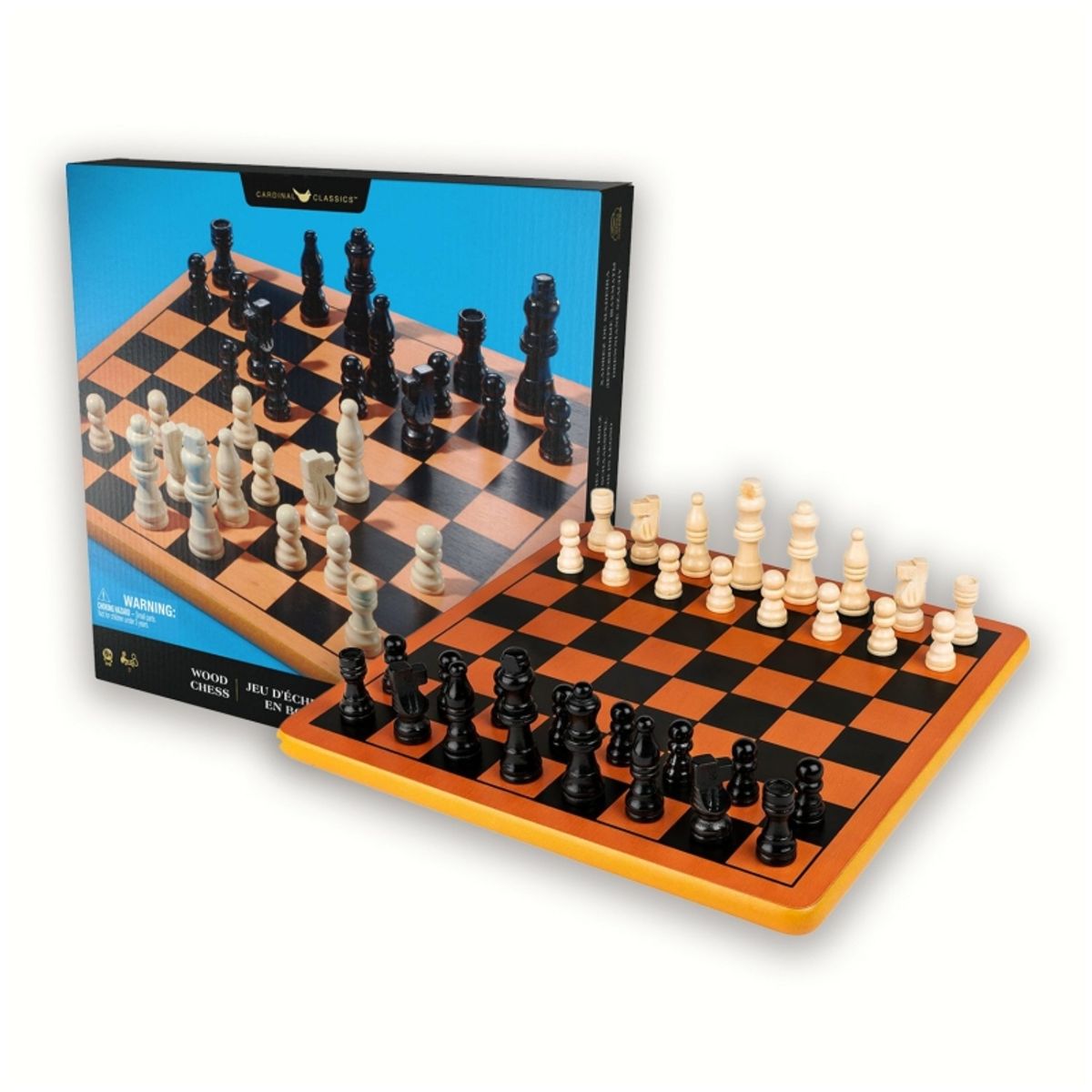 GENERICO - IMEX 6065335 JUEGO FAMILIAR AJEDREZ DE MADERA