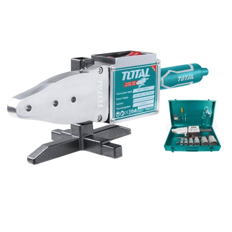 TOTAL TOOLS - TERMOFUSORA PPR TOTAL TT328151 -800-1500W 20-63MM