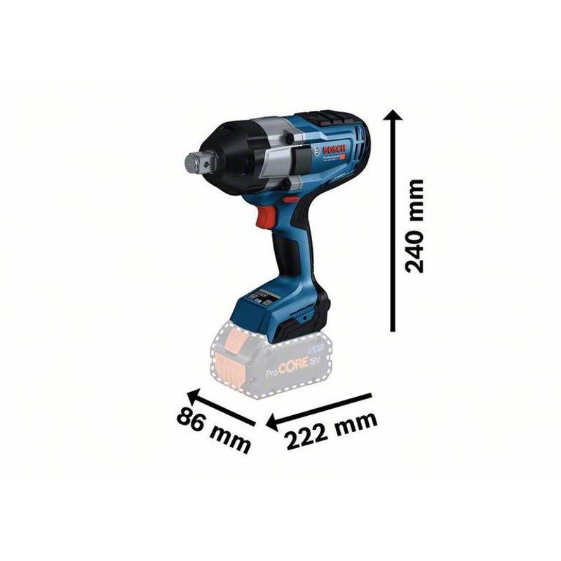 BOSCH - LLAVE DE IMPACTO BOSCH GDS 18V-1050 HD 1050 NM