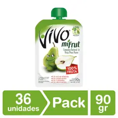VIVO - Compota Mifrut Pera 90 gr x 36 uni