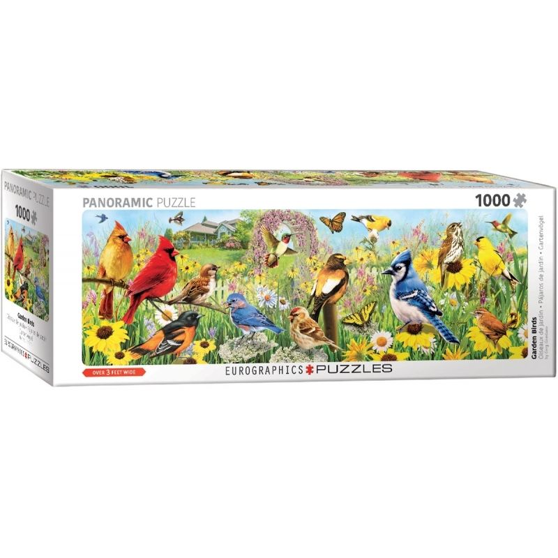 EUROGRAPHICS - EUROGRAPHICS 6010-5338 GARDEN BIRDS PANORAMA GIORDANO PUZZLE