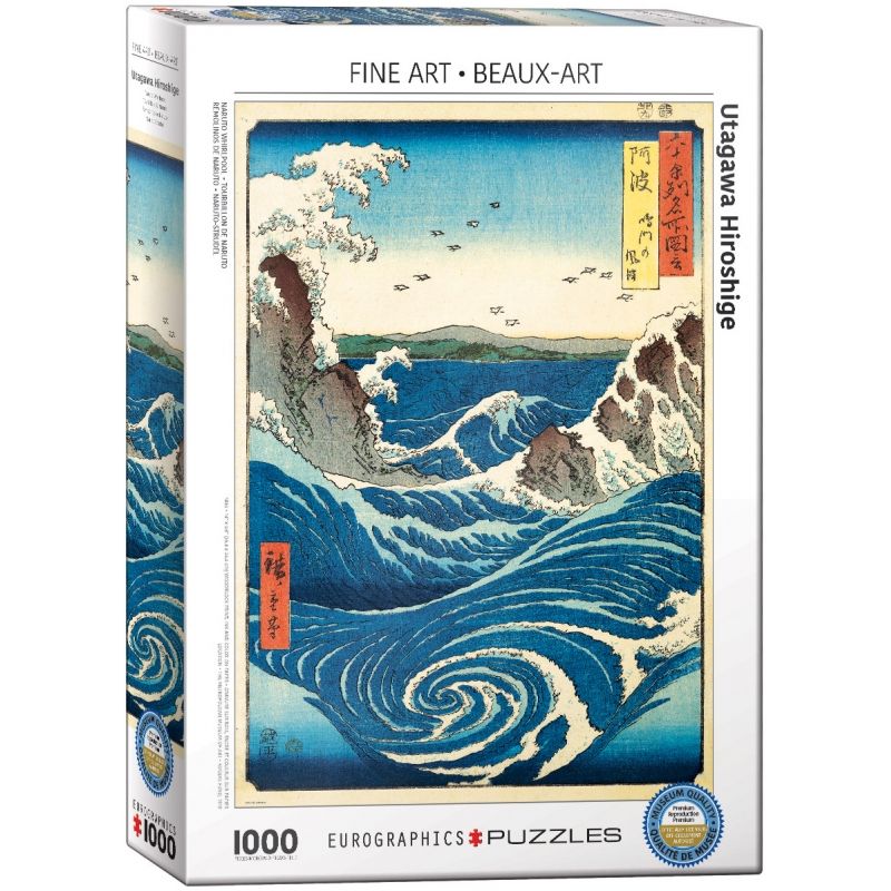 EUROGRAPHICS - EUROGRAPHICS 6000-5767 NARUTO WHIRLPOOL BY UTAGAWA HIROSHIGE