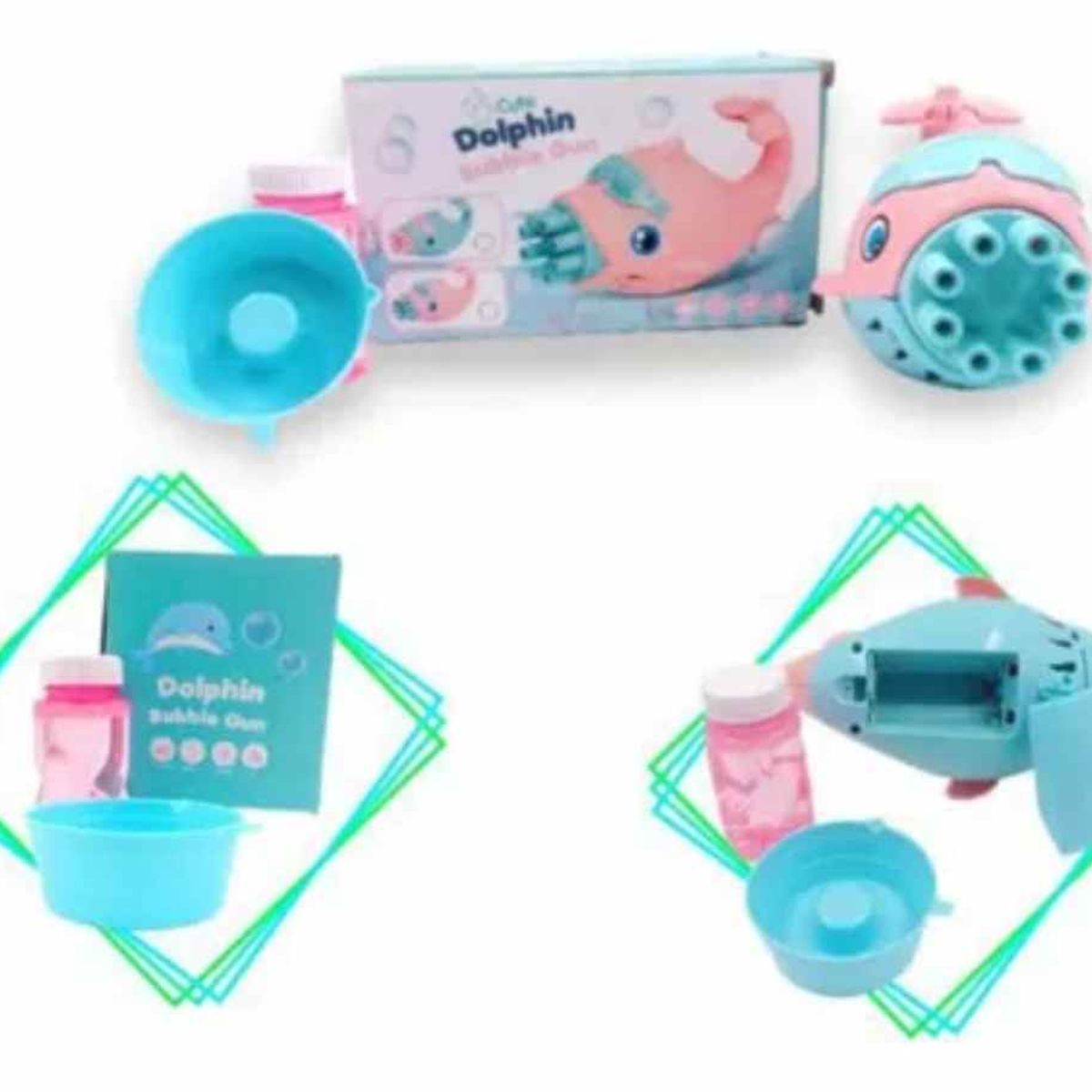 OEM - Burbuja Pistola Delfin de Juguete