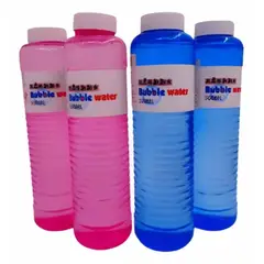 OEM - Set de 02 Botellas de Liquido Para Burbujas 500ml