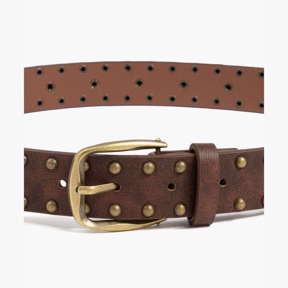 LOUNGE - Cinturón Con Tachas Boho