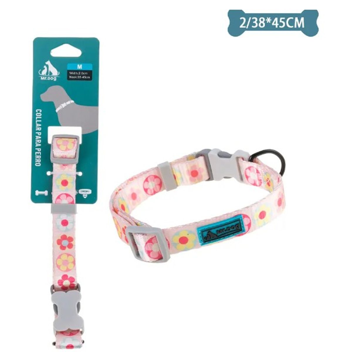 GENERICO - Collar De Flores Para Mascota 20Cm38-45Cm