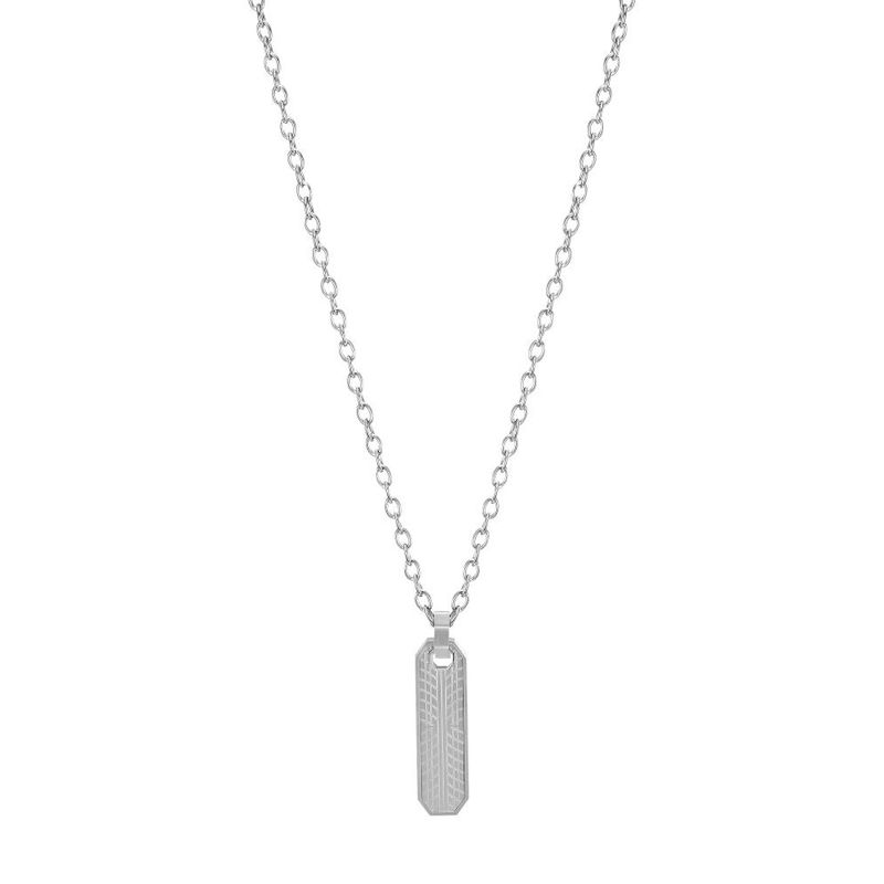 CAT - Cadena de Hombre Cat J001N00122 Plateado - Gris