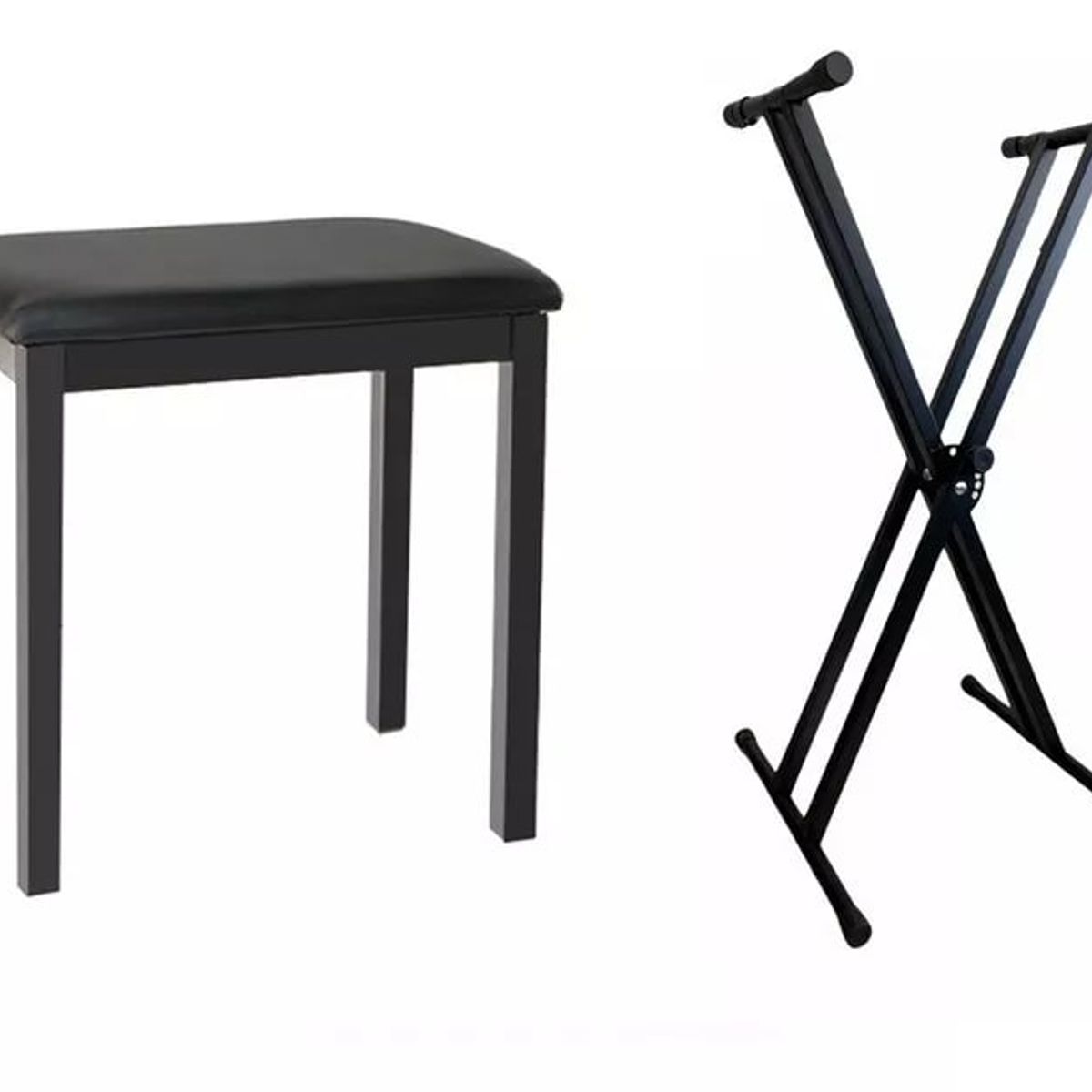 GENERICO - Pack atril y banqueta para teclado Hebikuo Q2XC2Q90H