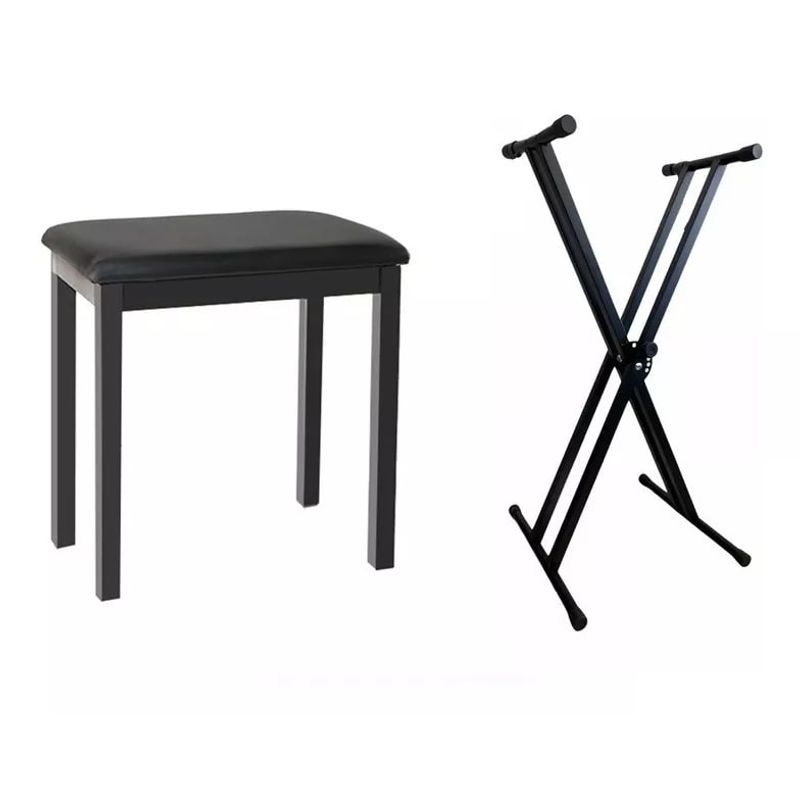 GENERICO - Pack atril y banqueta para teclado Hebikuo Q2XC2Q90H