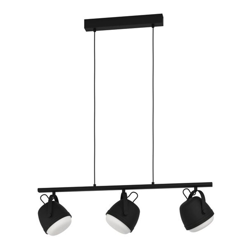 EGLO - Lámpara Colgante Upanema Acero Negro E27 3X28W IP20 cod390046