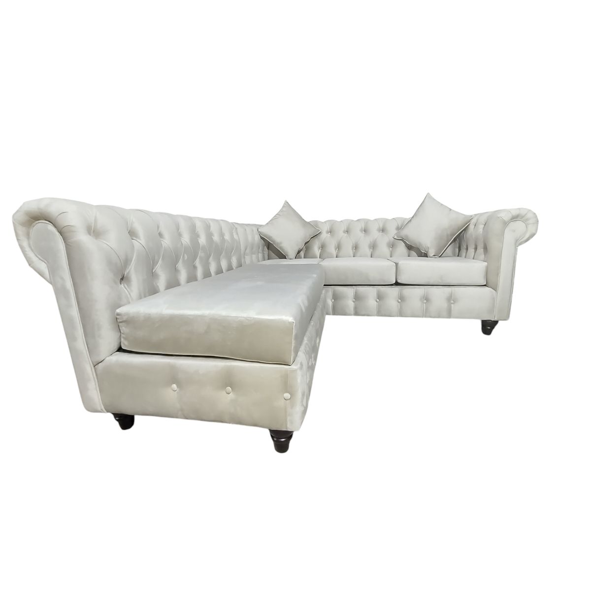 GENERICO - Sofa Seccional  Chesterfiel Pucon Beige Super Soft