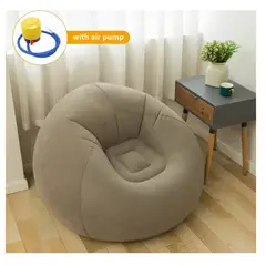 GENERICO - Sofa Inflable color Gris Tumbona