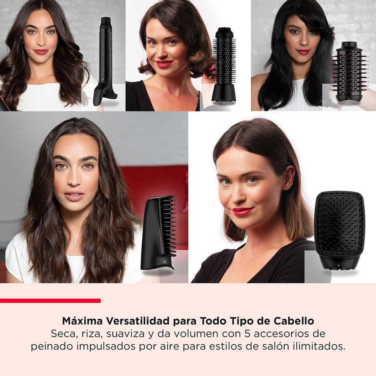 REVLON - Cepillo Secador Revlon One Step Plus 5 en 1