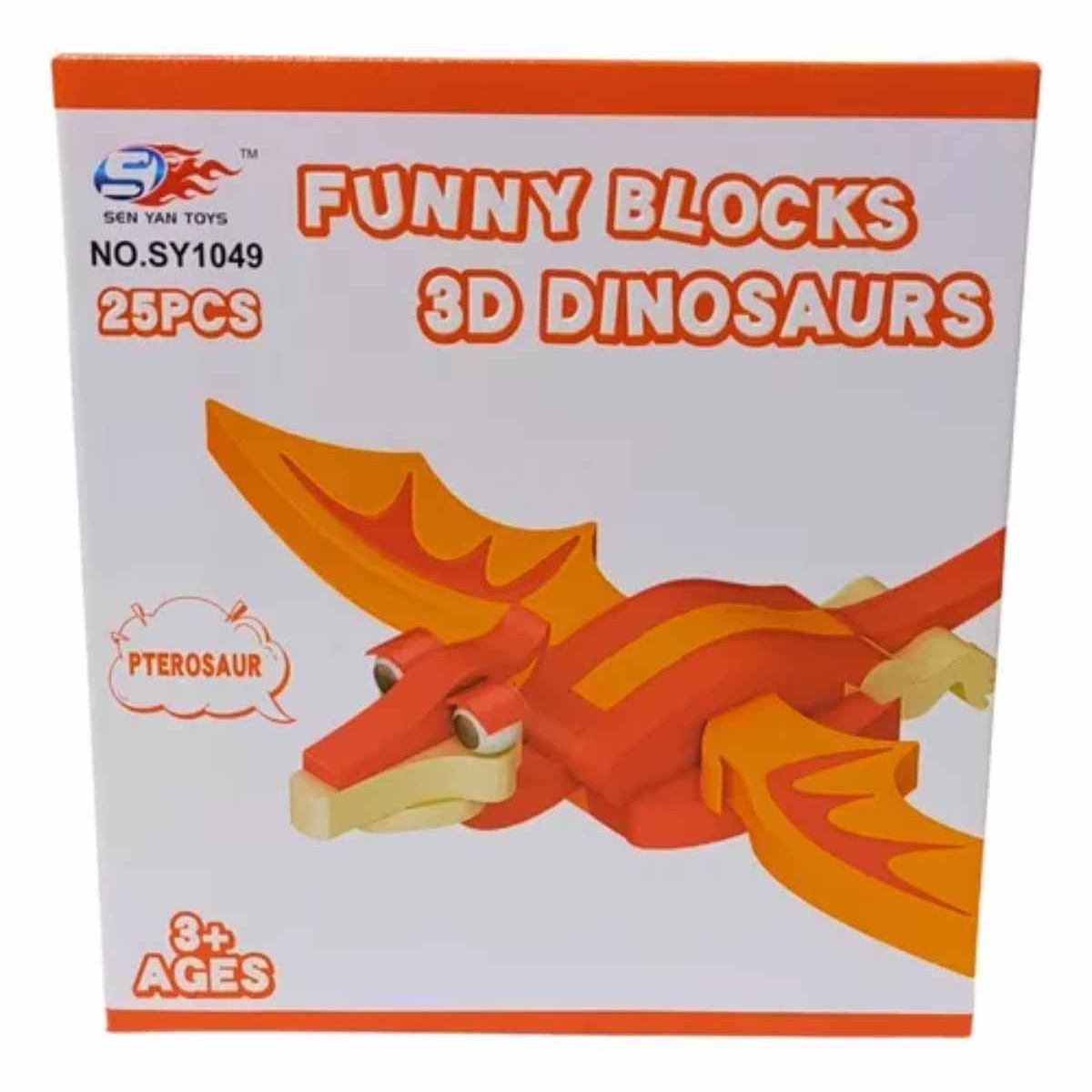 OEM - Bloques De Construcción Eva 3D Pterosaur 25 Piezas