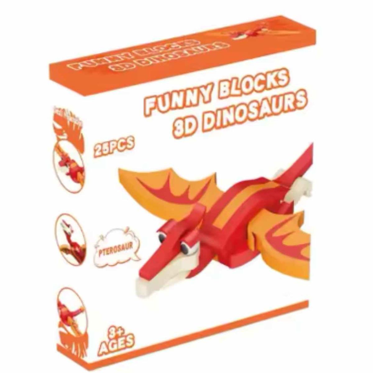 OEM - Bloques De Construcción Eva 3D Pterosaur 25 Piezas