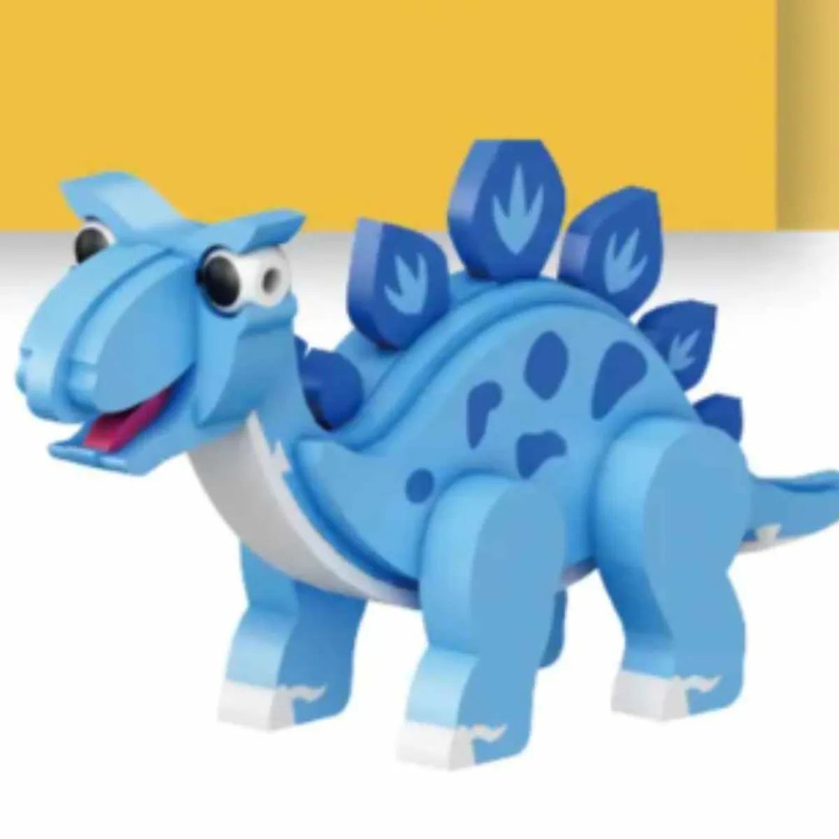 OEM - Bloques De Construcción De Eva 3D Stegosaurus 48 Piezas