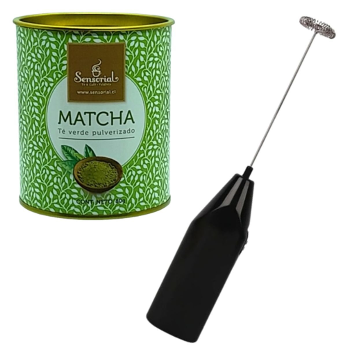 SENSORIAL - Té Matcha SENSORIAL Té Verde Pulverizado y batidor de REGALO