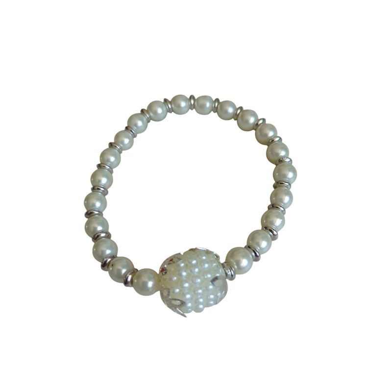 GENERICO - Pulsera de Perla  imitacion