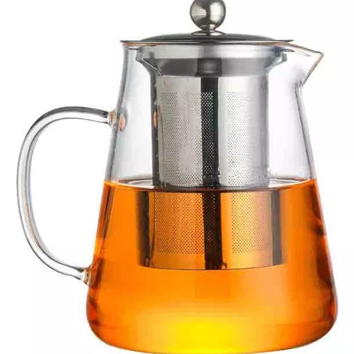 KUANGYE - Tetera De Vidrio Con Infusor Para Té Hierbas Infusiones Cafe