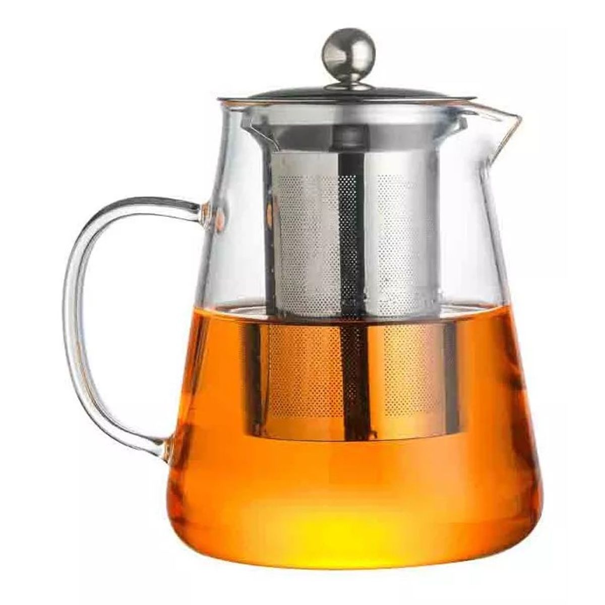 KUANGYE - Tetera De Vidrio Con Infusor Para Té Hierbas Infusiones Cafe