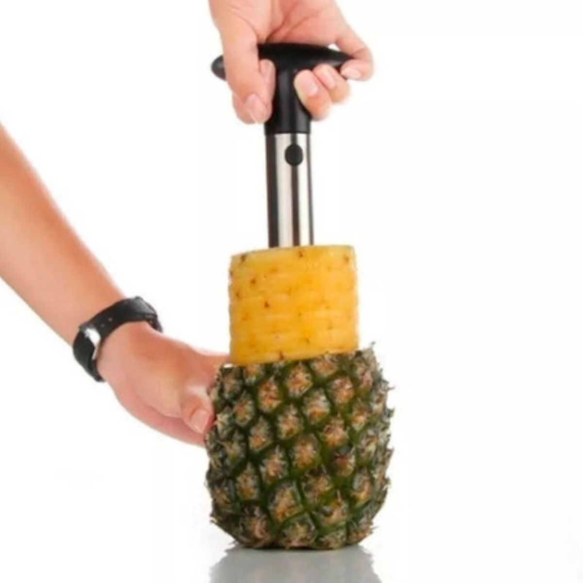 GENERICO - Pelador De Piña Acero Inoxidable Rebanador De Piña