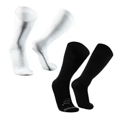 SILVERA NANOTECH - Calcetines de compresión para varices edema y viajes largos 15 20 mmHg