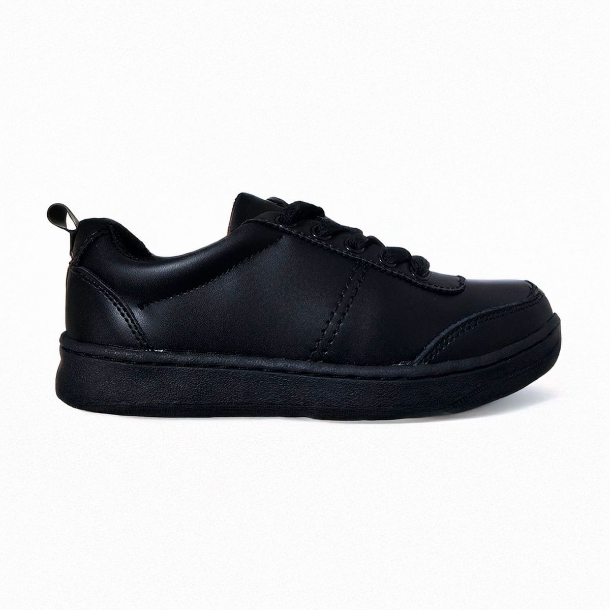 ARMONIA - Zapatilla Escolar Negra con Cordones  Tallas 39 al 44   7501