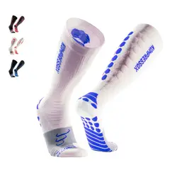 SILVERA NANOTECH - Calcetines de compresión 20-30 mmhg running ciclismo gym padel tenis