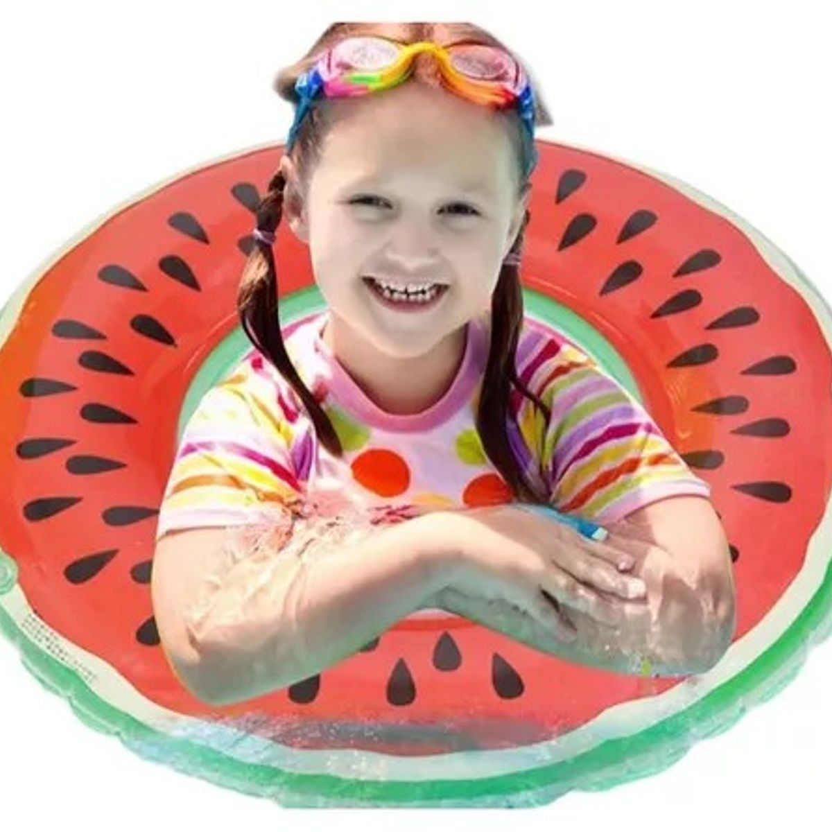 GENERICO - Flotador Inflable De Sandía Salvavidas 60cm Piscina