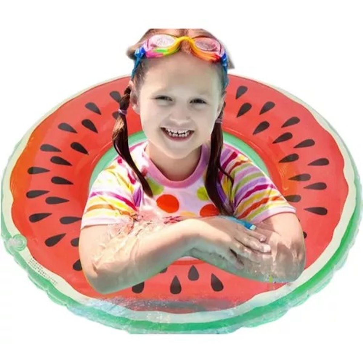 GENERICO - Flotador Inflable De Sandía Salvavidas 60cm Piscina
