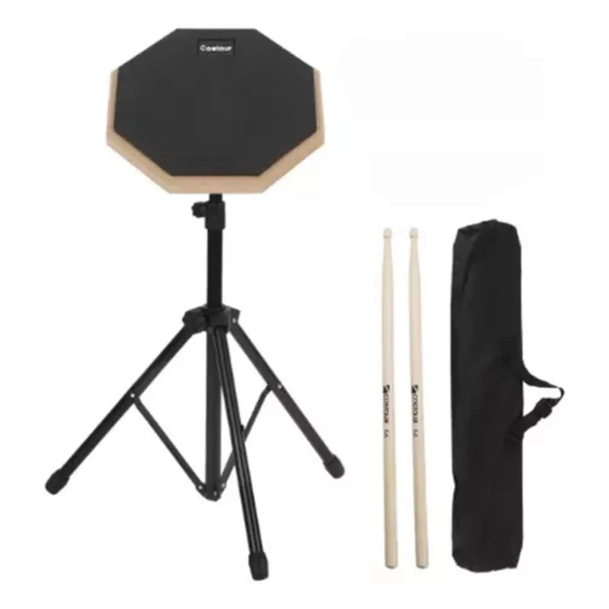 MUNDO MAGIA - Pad De Práctica Con Atril Y Bolso Y Baquetas