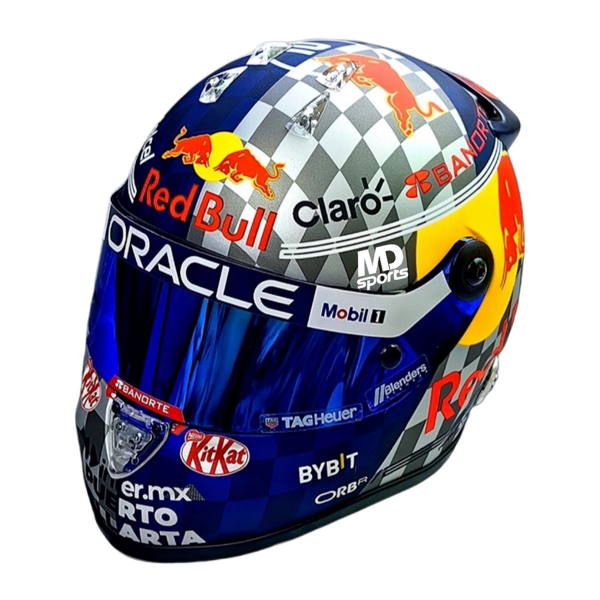 SCHUBERT - Casco Formula 1 Checo Perez RedBull GP Silverstone 2024 1:2