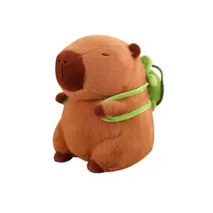 GENERICO - Hermoso peluche capibara 23 cm con mochila