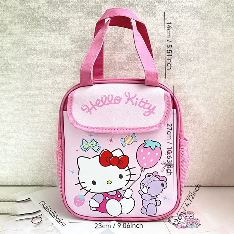GENERICO - Lonchera Escolar Simil Hello Kitty Importada Bolso Térmico Niña
