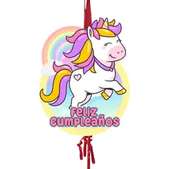 GENERICO - Piñata Infantil 2d Unicornio