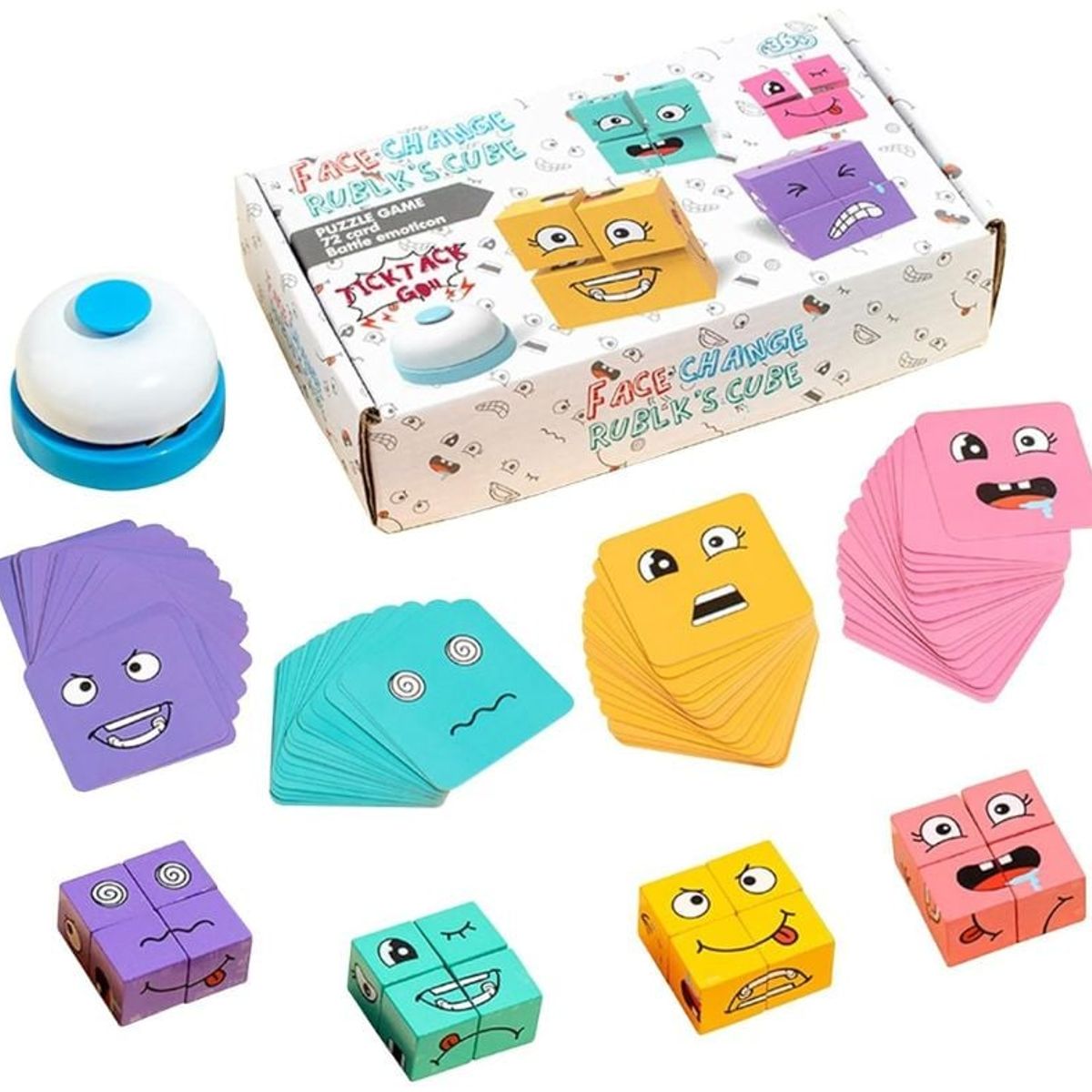 GENERICO - Face Change Juego De Mesa Didáctico Montessori