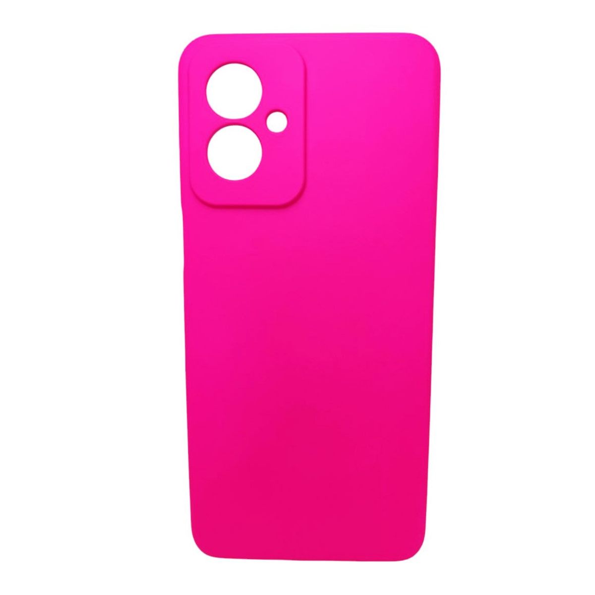 GENERICO - Protector Carcasa Silicona para Motorola Moto G55 5G Fucsia