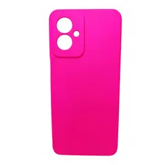 GENERICO - Protector Carcasa Silicona para Motorola Moto G55 5G Fucsia
