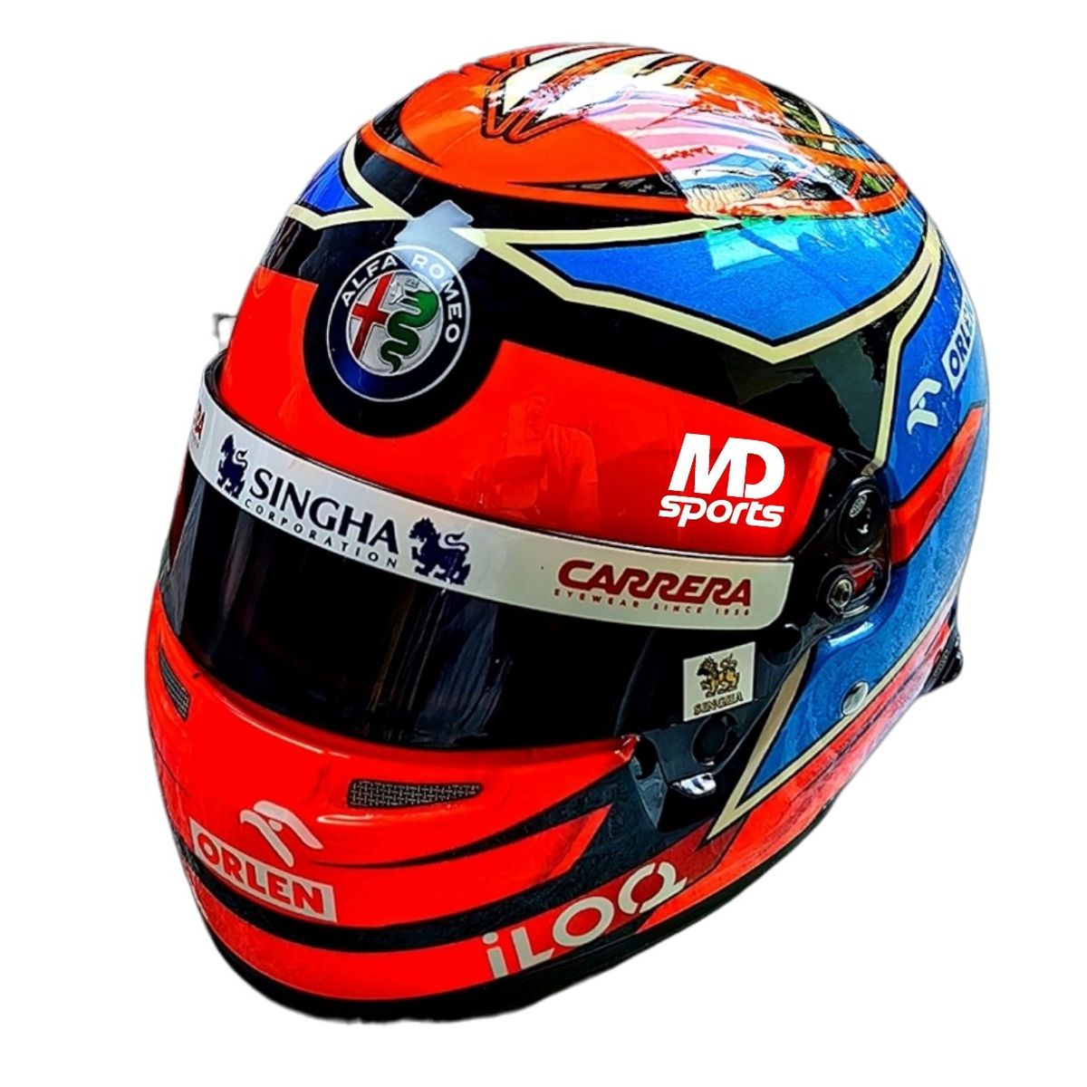 BELL - Casco Formula 1 Kimi Raikkonen Alfa Romeo GP Imola 2021 1:2