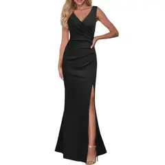 GIOIO - Vestido de fiesta Mujer Negro