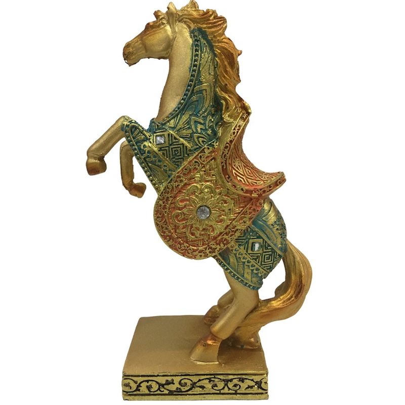 GENERICO - Figura Decorativa Adorno Caballo Multicolor
