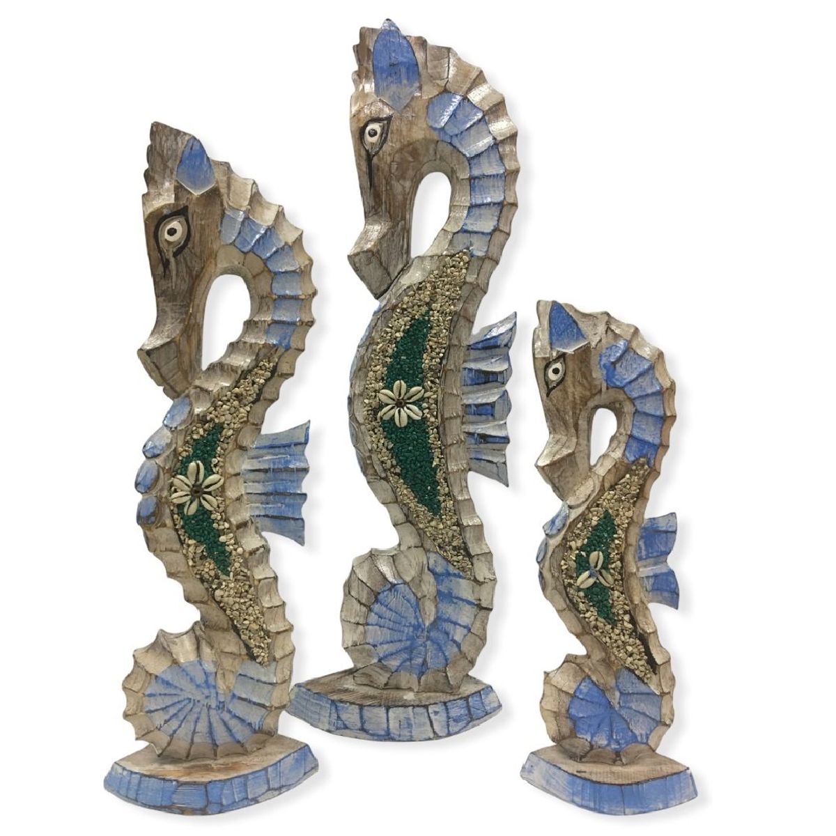 GENERICO - Figura Familia Set De Caballito De Mar Arena