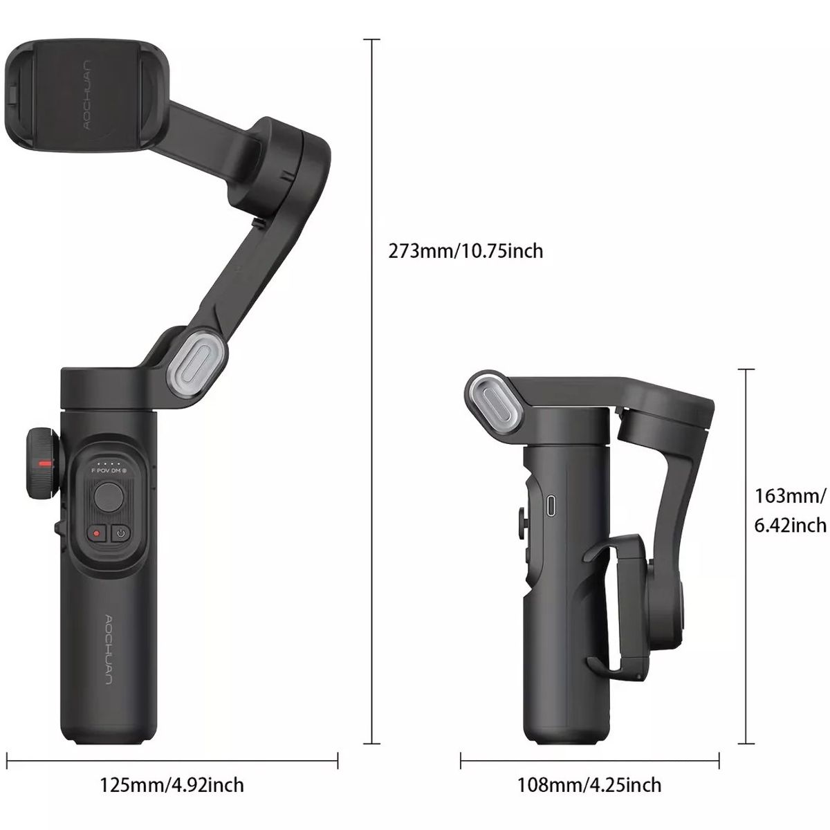 MUNDO MAGIA - Estabilizador Gimbal Aochuan Xe De 3 Ejes Pro