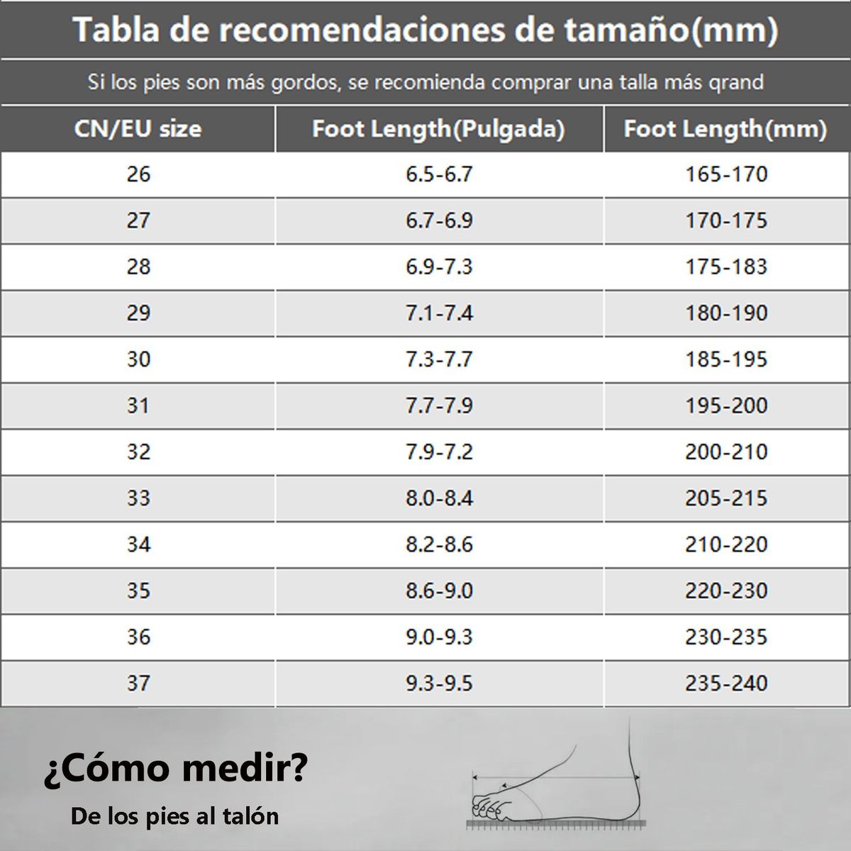 DANWEILE - Sandalia Escolar Niña Blanco 26 a 37