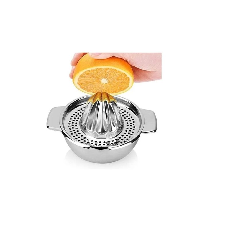 GENERICO - Exprimidor Manual De Limones Naranjas Limon Acero